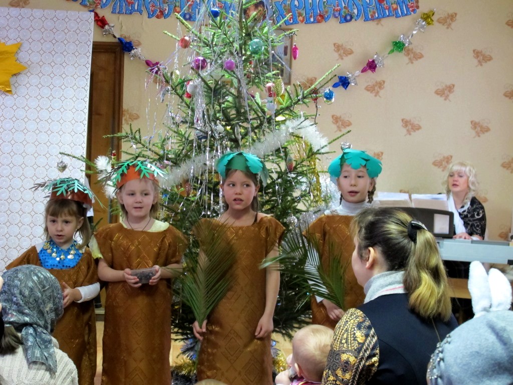 Рождественский праздник для детей в Струнино